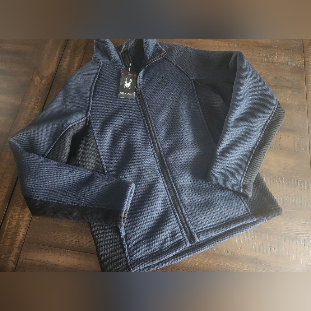 Spyder Men's Dark Blue Performance Jacket Small